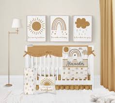 Baby Crib Bedding Set Boho Crib