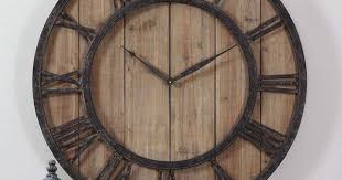 Powell Wall Clock Wall Clock Wooden