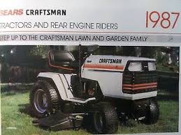 sears craftsman lawn garden tractor