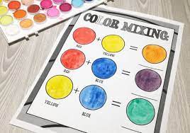 Color Mixing Art Activities For Kids