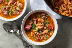 white bean soup with smoked ham shank