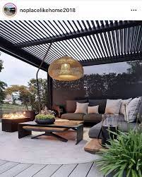 Pergola And Outdoor Seating Area By