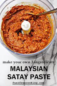 make your own msian satay paste