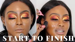 how to blend eyeshadow sunset eyes