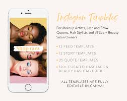 beauty insram template kit for canva