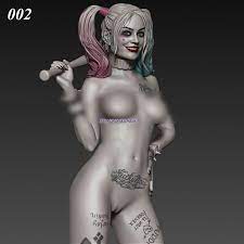 Harley Quinn 1/8 3D Print Model Kit Unpainted Unassembled 002 Nude Ver.  22CM | eBay
