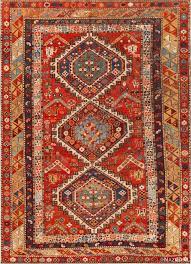 tribal antique caucasian shirvan rug 72559