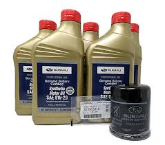 genuine subaru oil change kit filter