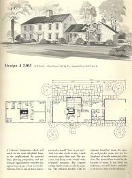 Vintage House Plans Salt Box 2103