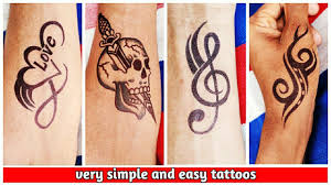 It's time to show them off! Easy Simple Tattoos With Pen Novocom Top