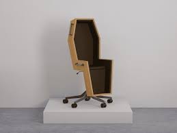 coffin shaped office chair
