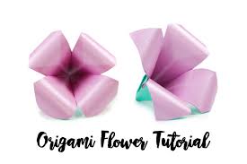 make an easy origami lily flower