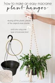 Making your first diy macramé plant hanger is a project that may seem extremely challenging at first. How To Make A Macrame Plant Hanger The Quick And Easy Way Cuckoo4design