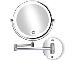 8 wall mounted makeup mirror with