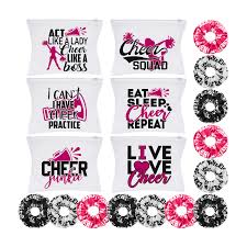 cheer scrunchie set cheerleader gifts