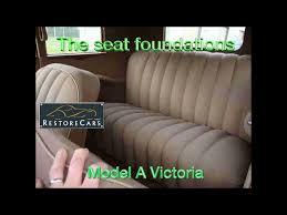 1931 Model A Victoria Seat Upholstery