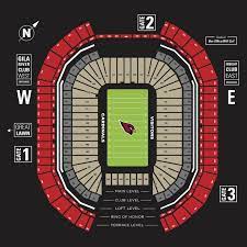 state farm stadium seating chart 2024