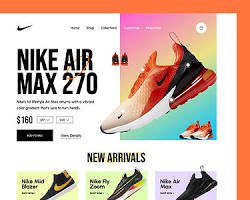 Image of Nike website