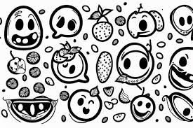 fruit with a smiley face tattoo idea