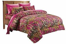 Hot Pink Camo 1 Pc Comforter Bed Spread