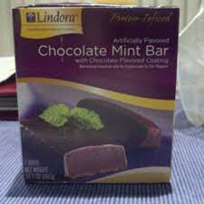 calories in lindora chocolate mint bar