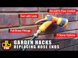 How To Replace Garden Hose Ends With