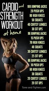 Cardio And Strength Training Workout At