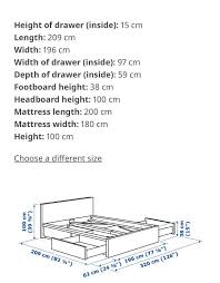 Ikea Malm Bed With 4 Drawers Hovag