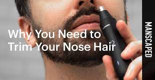 how to trim your nose hair and why