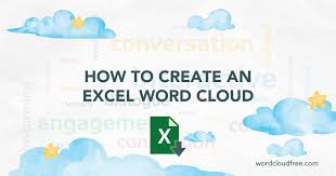 excel word cloud in 3 simple steps