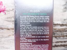 mizon aha 8 ling serum skin