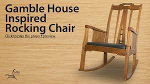 house inspired rocking chair