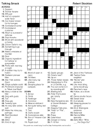 Songs of the seventies see what you know. Easy Free Printable Crossword Puzzles Medium Difficulty