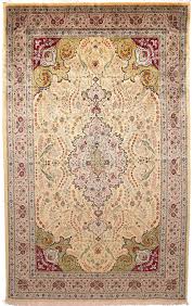 fine tabriz pure silk rug 10 x 6 2