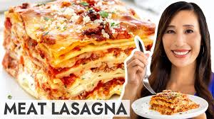 clic meat lasagna with beef and pork