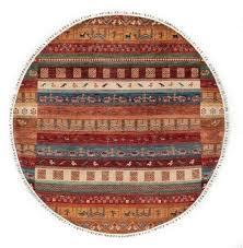 new pak tribal round rug 6 7 6 7