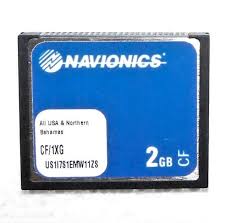 2014 Navionics All Usa Northern Bahamas Compact Flash Chart Card Cf 1xg Exc Cd