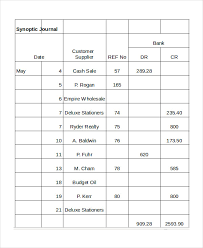 Journal Template 5 Free Excel Documents Download Free Premium