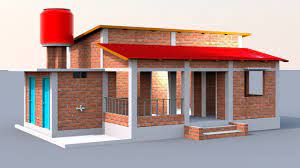 metal sheet roof house design
