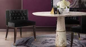 rug with a round dining table