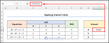 Solve Simultaneous Equations In Excel