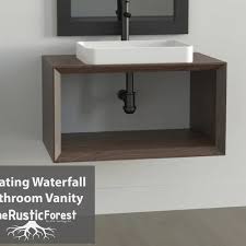 Waterfall Bathroom Vanity Floating All