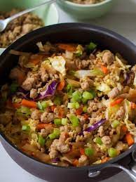 Weight Watchers Egg Roll In A Bowl Ground Turkey gambar png