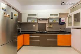 l shaped modular kitchen interior
