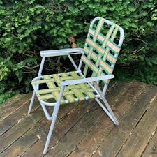 Vintage Aluminum Patio Lawn Chair
