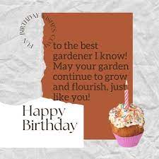 happy birthday gardener funny wishes