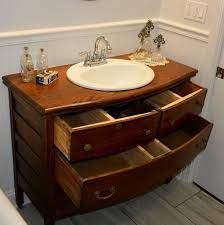 dresser vanity bathroom