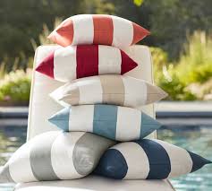 classic striped indoor outdoor pillows