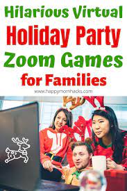 With a free zoom account, you can host a party for 40 minutes. 15 Best Games To Play On Zoom With Kids Happy Mom Hacks Christmas Party Games For Kids Christmas Games For Kids Holiday Party Games