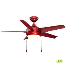 windward 44 in led red ceiling fan